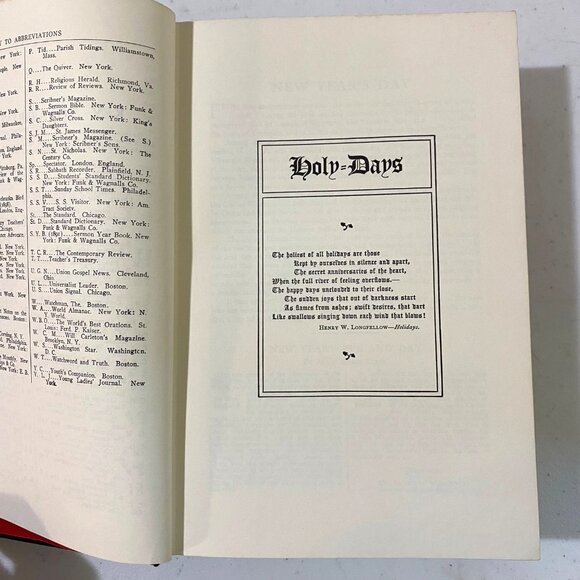 Holy Days and Holidays Hardcover Edward M. Deems Antique Book 1900s - Picture 9 of 14